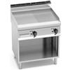 FRY TOP ELETTRICO MISTO 80x70 - SU VANO