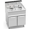 FRIGGITRICE A GAS SU VANO - 15+15 LT