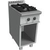 CUCINA A GAS 2 FUOCHI SU VANO - L.35 x P.70 x H.85 cm