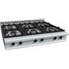 CUCINA A GAS A 6 FUOCHI DA BANCO - L.120 x P.90 x H.27 cm