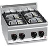 CUCINA A GAS 4 FUOCHI TOP - ECO POWER - SERIE 60