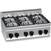 CUCINA A GAS 6 FUOCHI TOP - ECO POWER - SERIE 60
