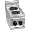 CUCINA ELETTRICA 2 PIASTRE TONDE TOP - SERIE 60