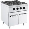 CUCINA GAS 4 FUOCHI SU VANO - 80 X 73 X 90 CM - POTENZA 24 KW