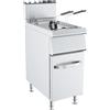 Friggitrice a gas 1 vasca 15 Lt - L.40 x P.73 x H.90 cm - Potenza 15 kW