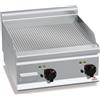 FRY TOP ELETTRICO RIGATO DA BANCO - L.60 x P.60 cm