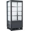 FRIGO VETRINA SU 4 LATI 78 LT - 42,5 x 38,5 x 99,5 CM