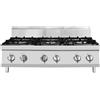 CUCINA A GAS 6 FUOCHI DA BANCO PROFONDITÀ 70 CM, POTENZA 31,5 KW