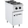 CUCINA A GAS 2 FUOCHI SU VANO PROFONDITÀ 70, POTENZA 13 KW