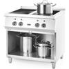 Cucina a induzione a 4 zone RH7 profondità 70 cm 17 kW