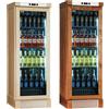 CANTINETTA VINO RIVESTITA IN LEGNO FRASSINO 126 BOTTIGLIE - 65,5 x 63,5 x 188 H cm