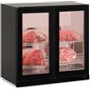 Pensile refrigerato per carne con 2 ante in vetro -2°/+10° C | 90 x 56,5 x 85,2 H cm