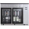 Azotatrice spillatore per vini con erogatore per 6 bottiglie | 84,5 x 38 x 64 h cm