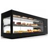 Vetrina frigo da banco con due mensole refrigerate +4° / +8° C, profondità 38 cm, linea LPLUS