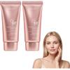 VKaoess Fondotinta al collagene con SPF 50 e acido ialuronico - Fondotinta idratante per la protezione solare con collagene e SPF 50 - Trucco infuso di olioe per uso quotidiano, Crema idro (2 scatole)