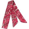 EnxJire Nastro capelli seta Sciarpa magra Capelli Piccole donne Stile semplice Manico a nastro Stampa Fascia for capelli Foulard Bellissime sciarpe Borse(A-17)