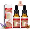 NoraGlaze Liquido ammorbidente per unghie dei piedi e formula nutriente per la cura delle unghie incarnite, set da 2 pezzi per unghie spesse, fragili e scolorite, soluzione delicata quotidiana per la cura dei