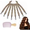 TLDBATICE Arricciacapelli Senza Calore Octopus Hair Curler Fantasia