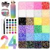 XIRUYEN 24000+ Pezzi 24 Colori Strass 3mm, Bedazzling Kit per Decorare Tazze, Cover per Telefono, Libri, Cornici e Abbigliamento, Brillantini Adatto per Nail Art e Decorazione del Viso