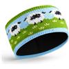 Xuniea Fascia Invernale da Donna Pecora Carina Fasce per Capelli Caldo con Fodera Spessa Copri Orecchie Paraorecchie in Maglia Tessuto di Lana, 11 cm x 23 cm