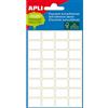 Apli - Mini etichette, 12 x 30 mm, confezione da 144, colore: Bianco