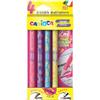 CARIOCA Memo Erase, Set 4 Evidenziatori Cancellabili - Penne Doppia Punta con Gomma Magica, Colori Neon, per Sottolineare Senza Errori su Libri e Appunti, Scuola e Ufficio