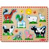 Melissa & Doug Puzzle con Suoni Animali della Fattoria - Gioco Educativo in Legno, 8 Pezzi con Suoni Reali, Puzzle Interattivo, Gioco Montessori, Regalo per Bambini e Bambine, 2+ Anni