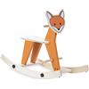 hauck Rock N Swing Cavallo a Dondolo per Bambini - Cavalcabile Bambino in Legno (Certificato FSC®), Dai 18 Mesi - Base Basculante Reversibile - Volpe