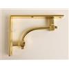 Brass bee Staffe per mensole in ottone massiccio, stile industriale, vintage, in ottone lucido, per scaffalature in ottone massiccio massiccio massiccio