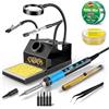 OIDJK Kit Saldatore a Stagno 100W, Supporto Robusto Antiscivolo, 180-500 °C