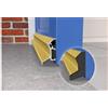 Exitex Deflettore antipioggia per porta in alluminio da 914mm - Guarnizione antipioggia a fissaggio nascosto per porte in uPVC, composito e legno - Protezione esterna dall'acqua con terminali (Oro)