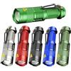 Pocketman 6 Pack 7W 300LM SK-68 3 modalità Mini Q5 Torcia LED torcia tattica Lampada fuoco regolabile Zoomable (colore misto)