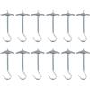 NiceLand 12 Pezzi Gancio da Soffitto, M4/90mmTasselli a Molla con Gancio Anelli Ganci Sospeso Multifunzionale Tasselli Basculante Ganci per Soffitto di Cartongesso per Fissaggio a Soffitto Piante Pendenti