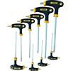 Topolenashop Set 9 Chiavi Torx Lunghe Forate con Impugnatura a T - Chiavi Torx T10-T50 con Foro, Lunghezze 100-200 mm per Officina, Manutenzione e Fai da Te | 261609