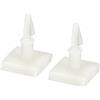 PATIKIL 10pz Adesivo Distanziatore 0,37 Supporto Altezza Bianco | Inverso Montaggio Isolamento Staffa Colonna PCB Spaziatore