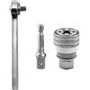 Riven Set di chiavi a bussola universali regolabili esagonali chiave a cricchetto 11-37 mm 3/8 azionamento per la casa auto riparazione