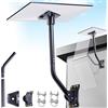 FOOING Kit Montaggio Starlink Gen 3 con 2 Morsetti a U - Adattatore Regolabile per Palo & Parete Antenna Satellitare, Compatibile con V3, Gen2 e Mini Starlink