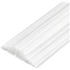 BENECREAT 100 Bacchetta di Saldatura In Plastica HDPE Bianca Da 300x5mm, Bacchette di Riparazione in Plastica per Paraurti Auto, Serbatoi D'Acqua, Cestino, Canoa e Bidoni di Plastica