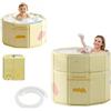 YuLiMirich Vasca da bagno pieghevole da 70 cm, per adulti, per il bagno sul ghiaccio, per anziani, anziani e bambini, piccoli bagni, come vasca da bagno con acqua calda o bagno di ghiaccio per adulti
