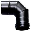 MBM Curva 90 canna fumaria DN 100 smaltato 600 gradi stufa a pellet o legna CE Made in Italy
