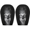 Zhliuqo 2pcs Copri Poggiatesta Auto Divertenti - Copri Poggiatesta Per Auto Con Divertenti Cartoni Animati,CopriSeggiolino AutoIn Tessuto Morbido Ed Elastico, Accessoris Decorazioni AutoPer Halloween E Natale