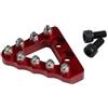 GBGWRMRYX Pedane Poggia Piedi Moto Per Beta RR 50 RR50 Per Sherco 50 SM 50cc Accessori Moto Pedale Freno Posteriore Passo Punta Piastra Pioli Pedane Moto(Red)