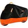 Vexnaro Telo Coprimoto Impermeabile 210D Poliestere, Copertura Moto Antipioggia Antipolvere Antivento con Foro Lucchetto e Fibbia, per Scooter Motorino Motocicletta Uso Esterno Interno (2XL)