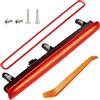 StratoNex LED 3° Luce Freno per VW Transporter T5 Multivan, Rosso | Solo per portellone posteriore, rosso/rosso, OE 7E0945097, include viti M4x16 e attrezzi, LED, Plug & Play, per T5 2003-2015