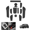 LUWU Compatibile con Leapmotor T03 2024 2025, tappetini antiscivolo in gomma, per console centrale, antiscivolo, portabicchieri, accessorio Leap Motor T03 (nero)