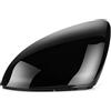 Vamhhx Copri Specchietto Retrovisore 1 Coppia Auto Copertura Specchio Laterale Per VW Per Golf 7 MK7 MK7.5 Per Touran L Alloggiamento Specchio Retrovisore Caps 2013-2018 Calotta Retrovisore(Black-Left)