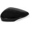 LinQianBhD Guscio Ricambio Specchietto Laterale Per Ford Per Fiesta Per MK7 2009-2017 Nero Modello Carbonio Lato Copertura Specchio Retrovisore Tappo Ricambio Accessori Auto