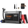 WOLFBOX 2000A Avviatore Emergenza Auto con Compressore 150PSI, MV10A | 5L Benzina o 3L Diesel, 10000 mAh, Batteria Portatile per 12 V Auto, Powerbank Portatile