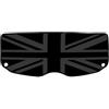 AJHJET Bagagli Protezione Coperchio Tappetino per Finestrino del Bagagliaio per Mini, per Cooper, per One S, JCW, R56, F55, F56, F66, F65, F60, R60, per Countryman Cargo Cover(Black Flag,A)