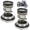 FinalCool 2 Set Moto Scooter Olio Tappo di Scarico, per GY6 50cc-150cc ATV Go Kart, Tappi Scarico Dell'Olio con O-ring + Filtrino + Molla, Baotian Benzhou Taotao Znen Moto Set Accessori